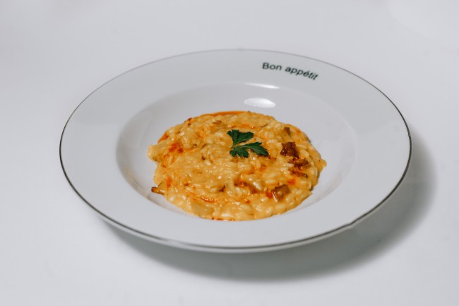 Ризотто с тыквой и беконом Ризотто с тыквой и беконом