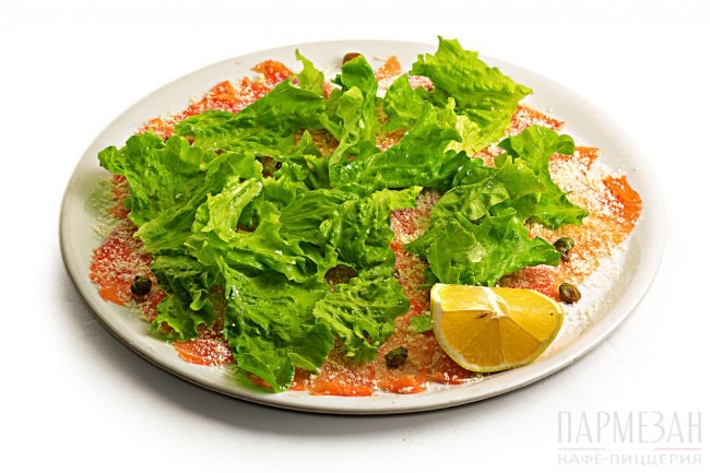 Карпаччо из форели Карпаччо из форели